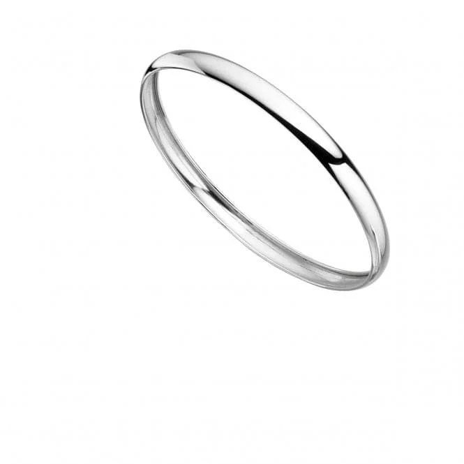 Beginnings Sterling Silver B4027 Plain Bangle