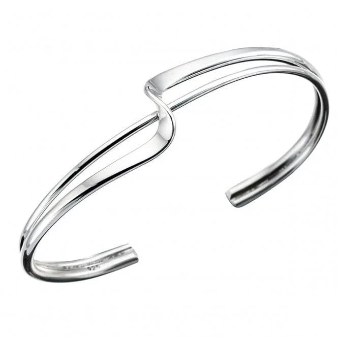 Beginnings Sterling Silver B431 Squiggle Bangle