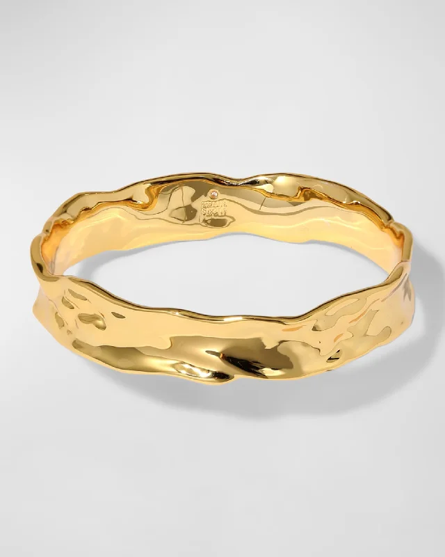 BRUT GOLD STRAP BANGLE