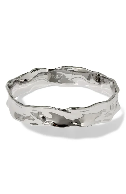 BRUT SILVER STRAP BANGLE