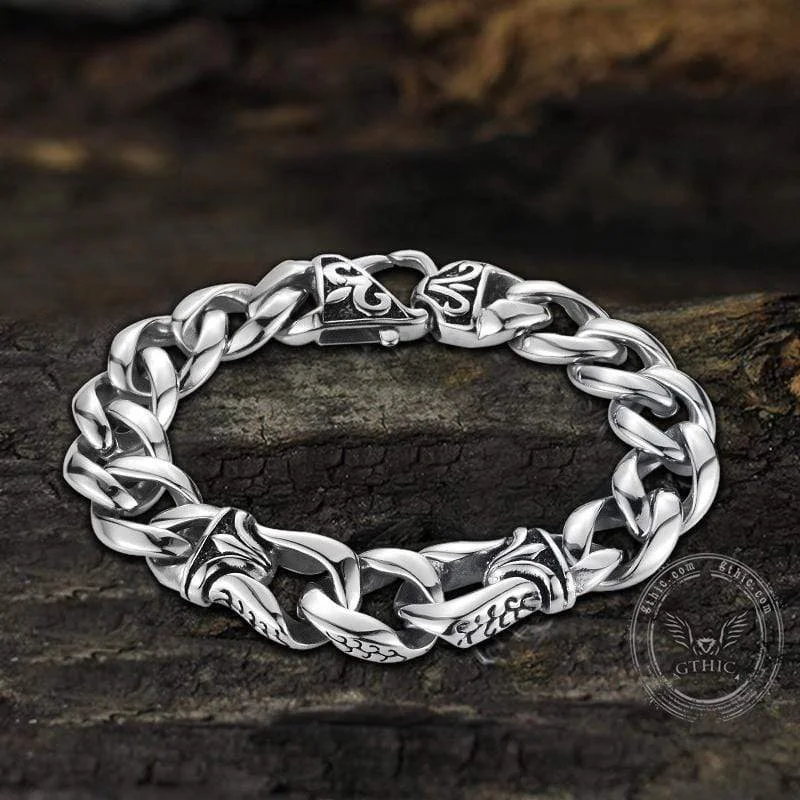 Classic Viking Totem Stainless Steel Bracelet