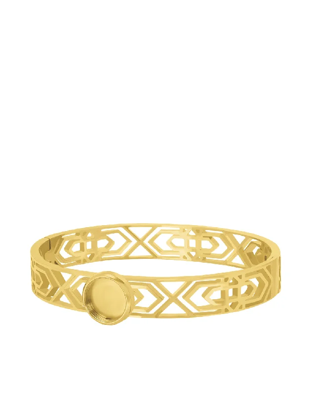 Dainty Twist Hollow Bieb Bangle