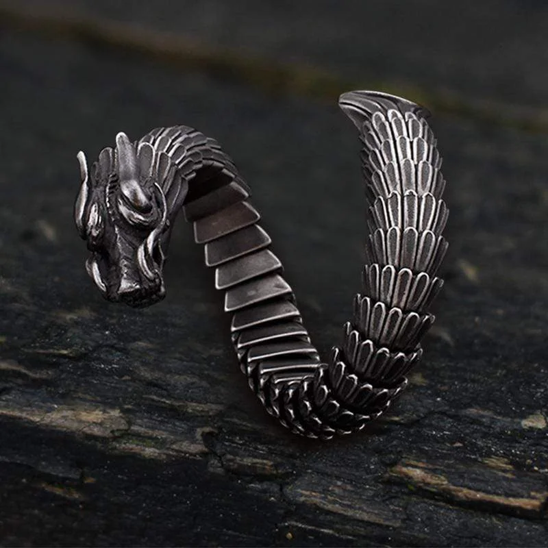 Dragon Scale Stainless Steel Bracelet