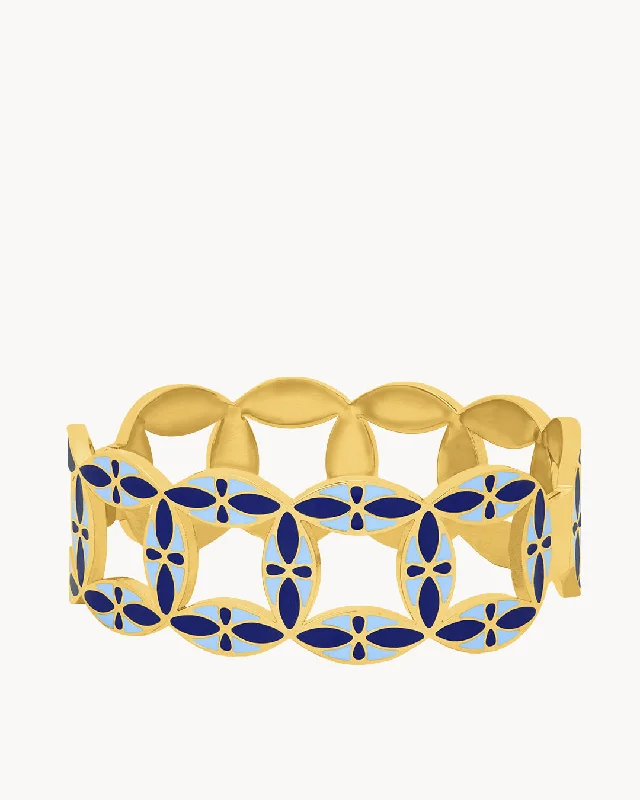 Ġnejna Maduma Blue Statement Bangle