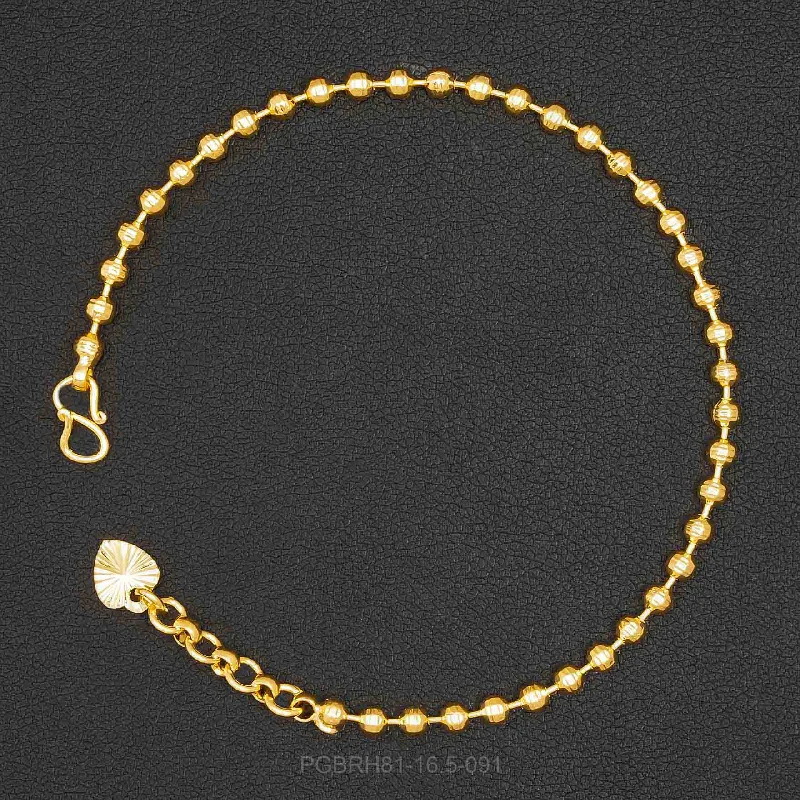 GOLDEN BRACELET BANGLE PGBRH81-16.5-091