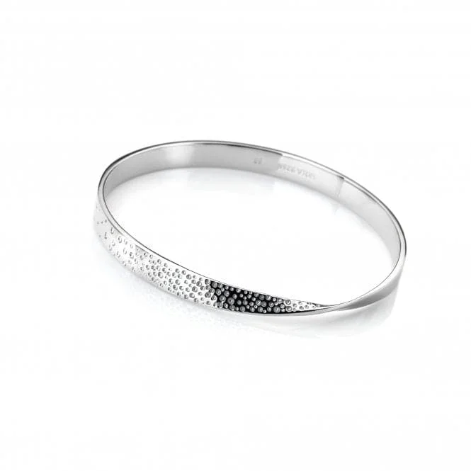 Sterling Silver Quest Twist Bangle DC168