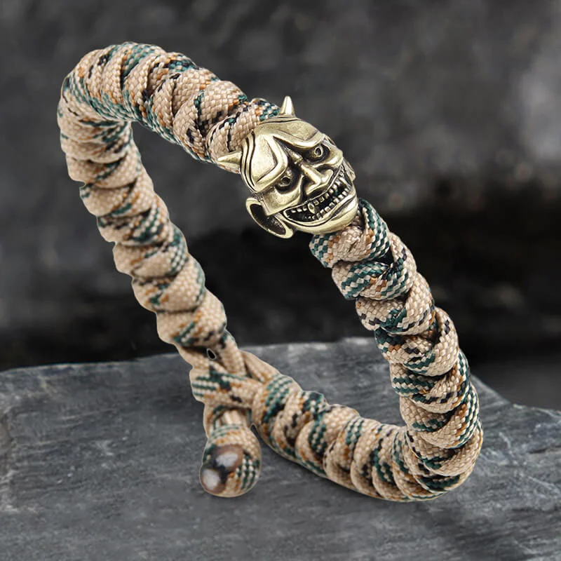 Japanese Oni Alloy 7 Core Paracord Bracelet