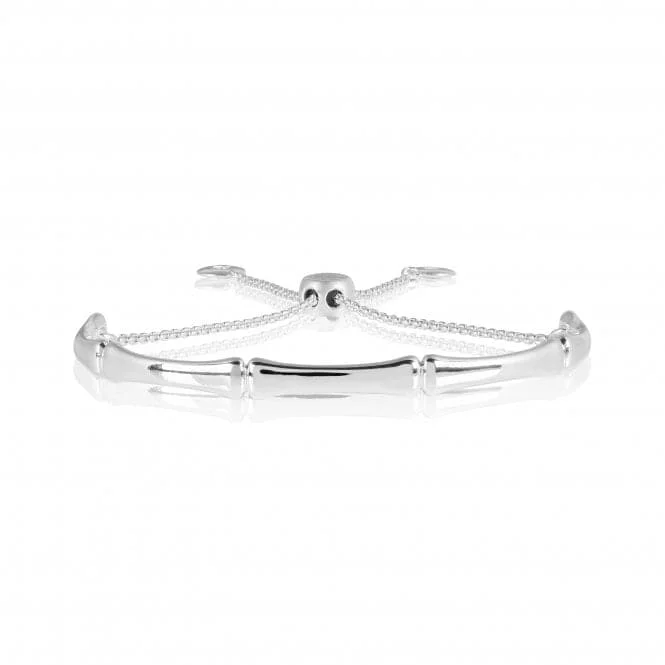 Bracelet Bar Bamboo Silver Bangle 4781