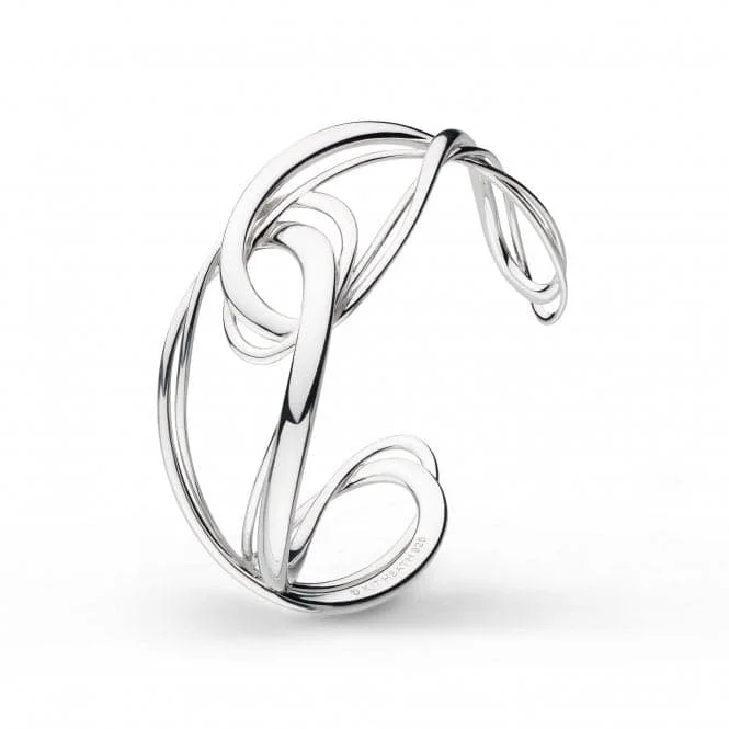 Sterling Silver Infinity Grande Cuff Bangle 71163RP