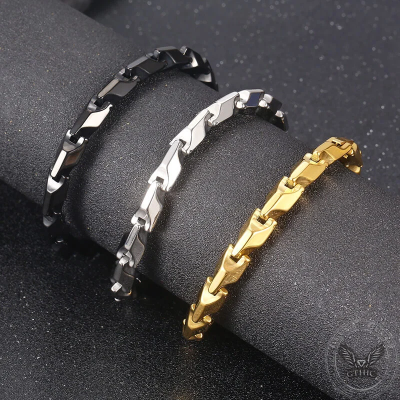 Mechanical Dragon Bone Chain Stainless Steel Bracelet