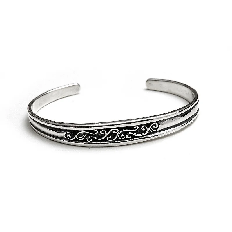 Men's Wave Bangle