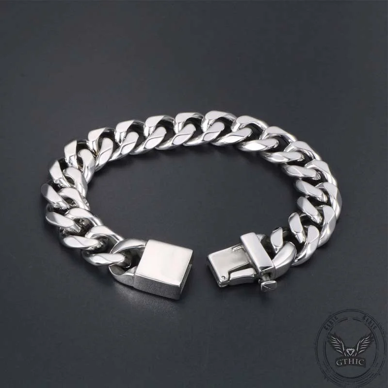 Simple Buckle Stainless Steel Bracelet