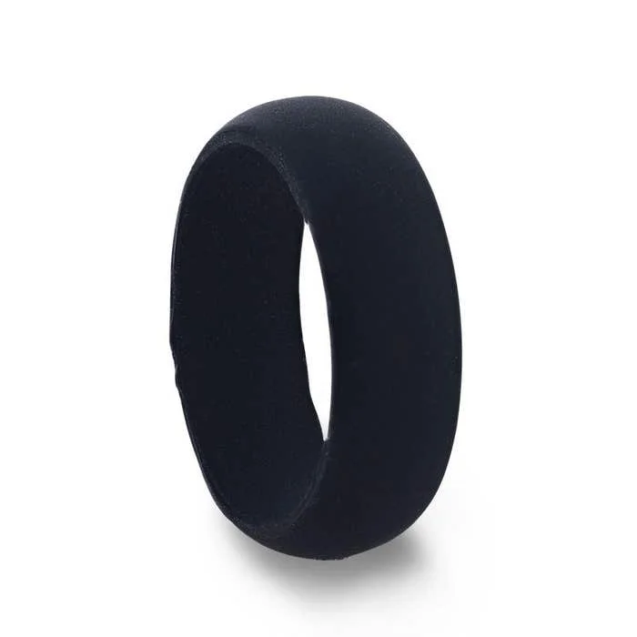 Thorsten SEAL Black Silicone Ring Comfort Fit Hypoallergenic Thorsten - 8mm