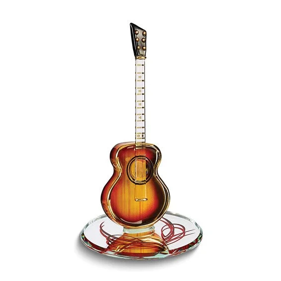 Glass Baron Sunburst Guitar Figurine