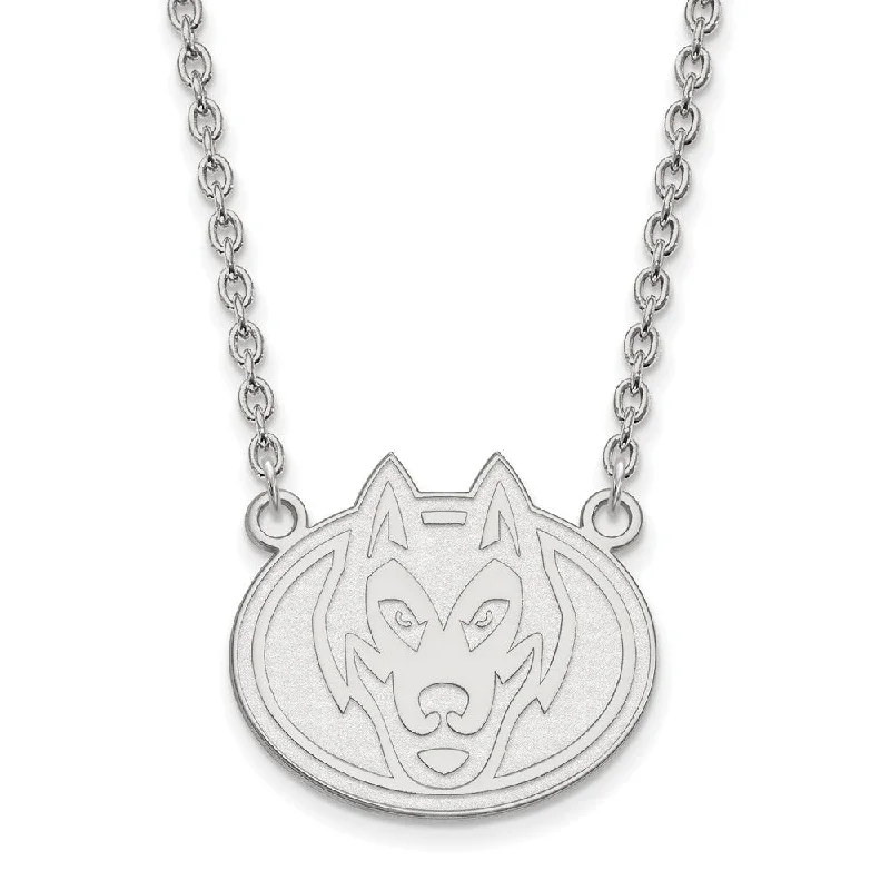 10k White Gold St. Cloud State Large Pendant Necklace