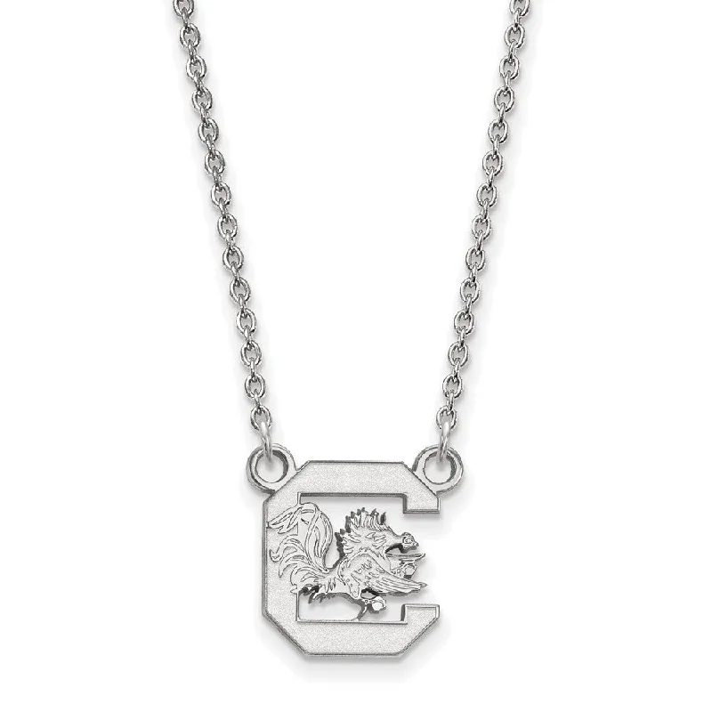 Sterling Silver South Carolina Small Pendant Necklace