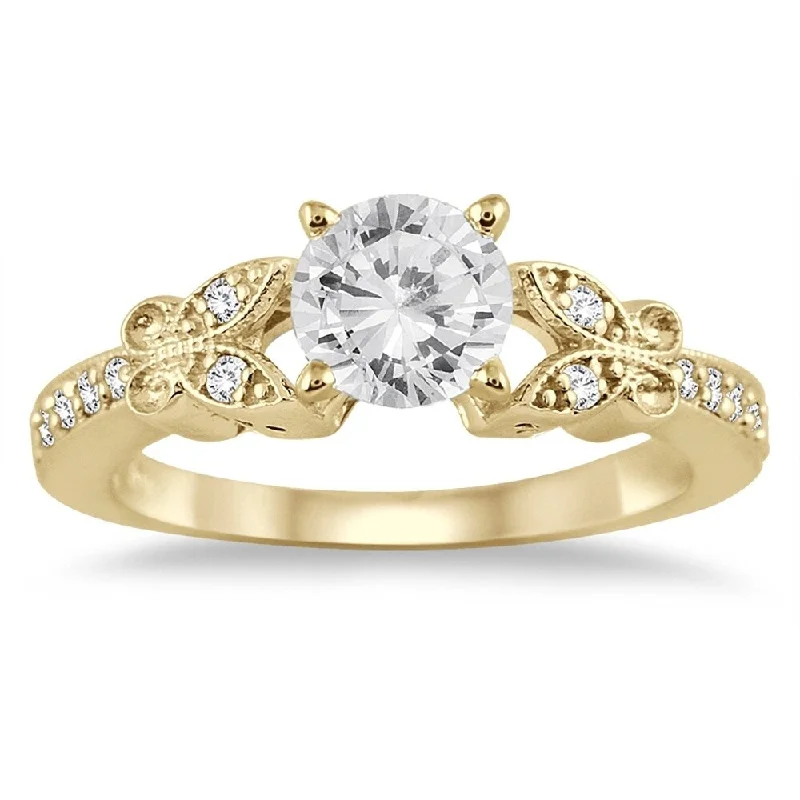 3/4 Carat TW Diamond Engagement Ring in 14K Yellow Gold