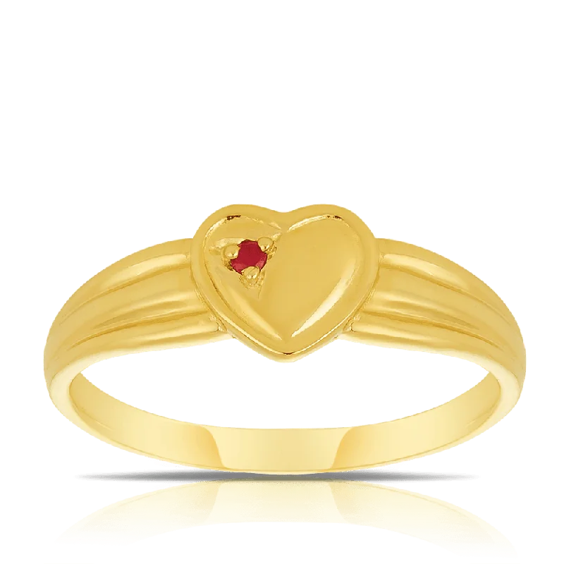 Children's 9ct Yellow Gold Ring