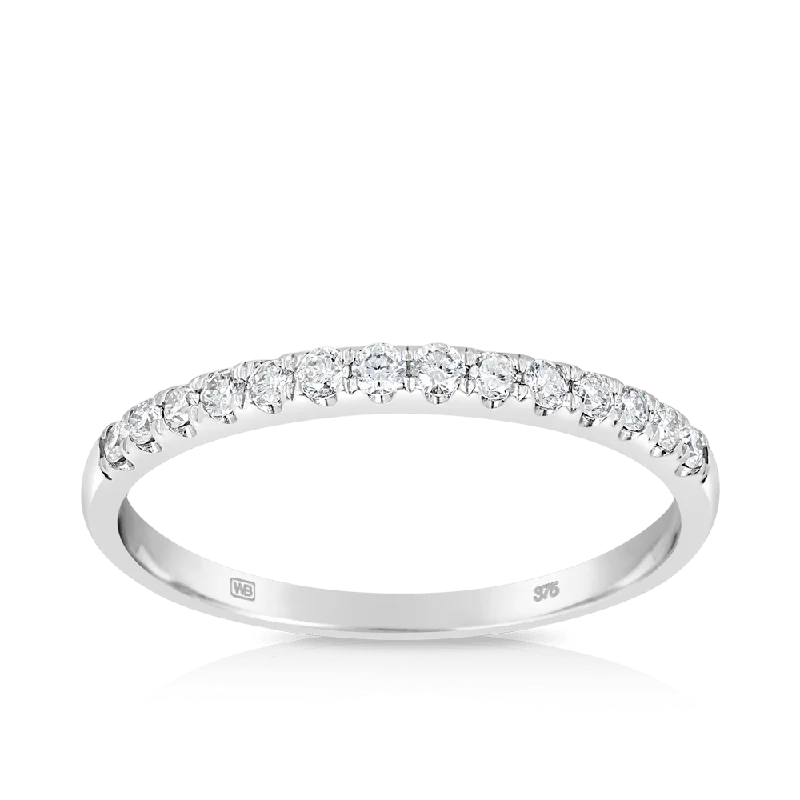 0.25ct TW Diamond Anniversary Ring set in 9ct White Gold