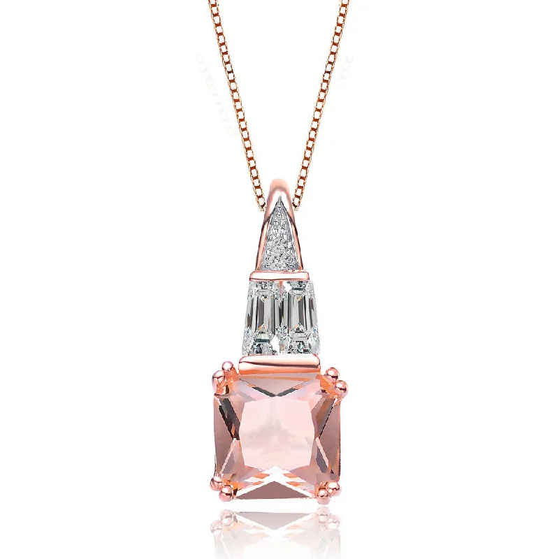 Camille Champagne Pendant Necklace