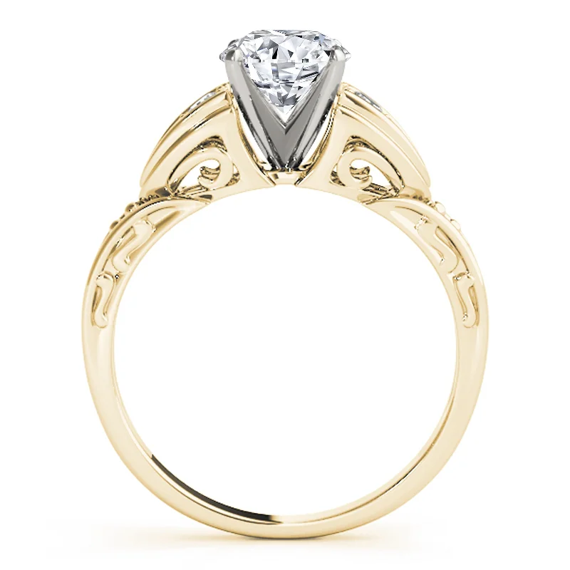 Auriya 14k Yellow Gold Lab Grown Round Diamond Engagement Ring 0.50 to 5.00 ct. tw. (F-G VS)