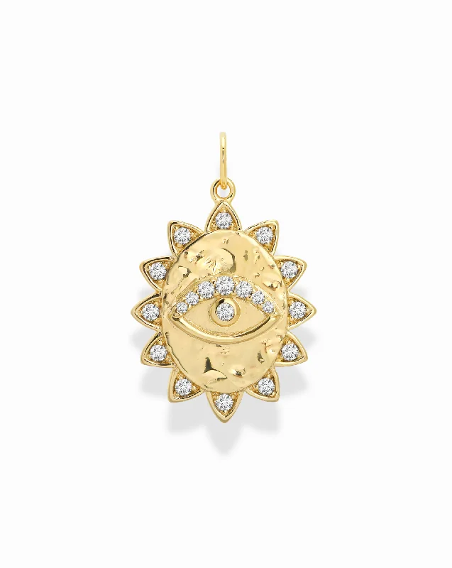 Ansel Evil Eye Medallion Charm