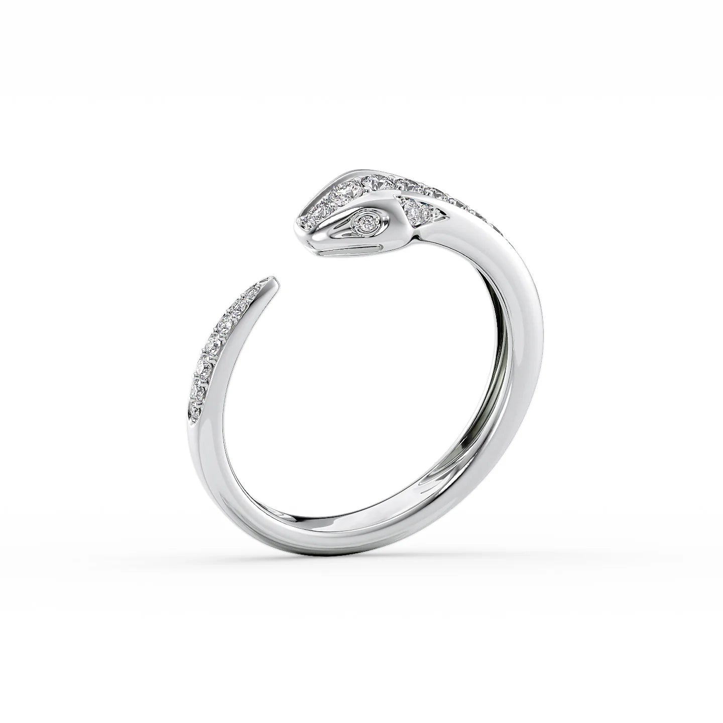 Diamond Snake Ring