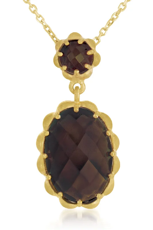 Jeanne Stone Pendant Necklace