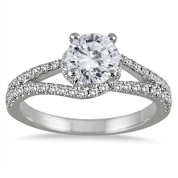 Marquee 14k White Gold 1 1/10ct TDW Diamond Engagement Ring (I-J, I2-I3)