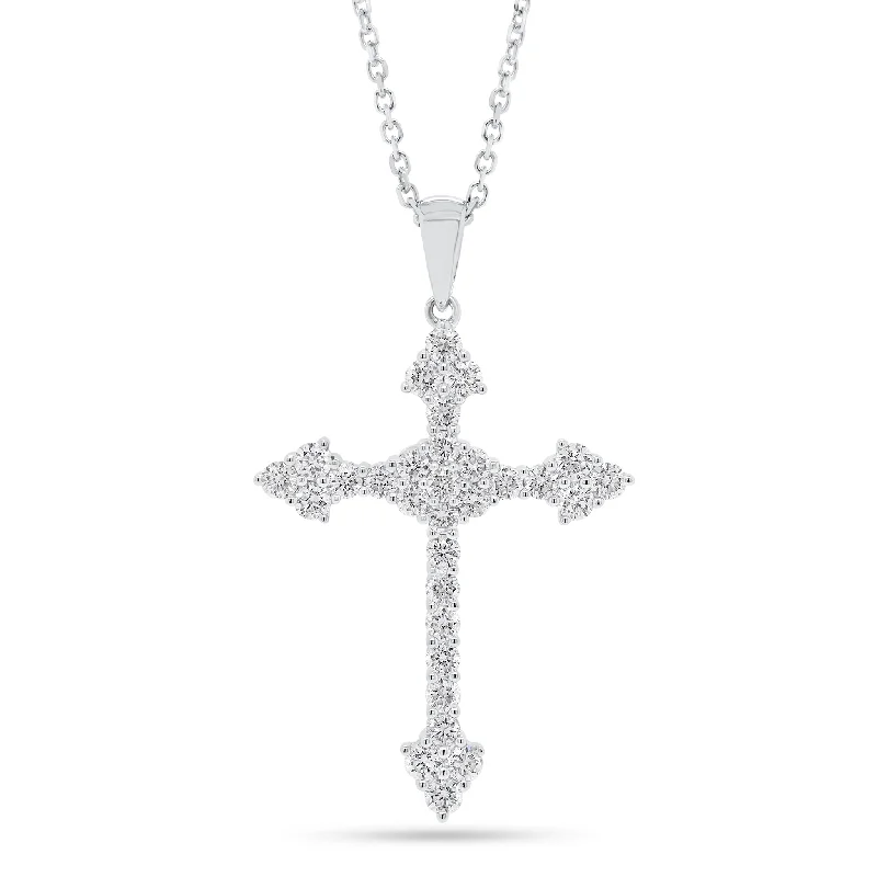 Pave Diamond Cross Pendant