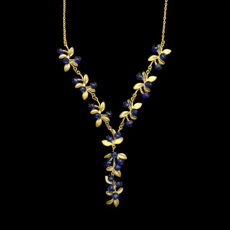 Petite Blueberry Necklace - Drop