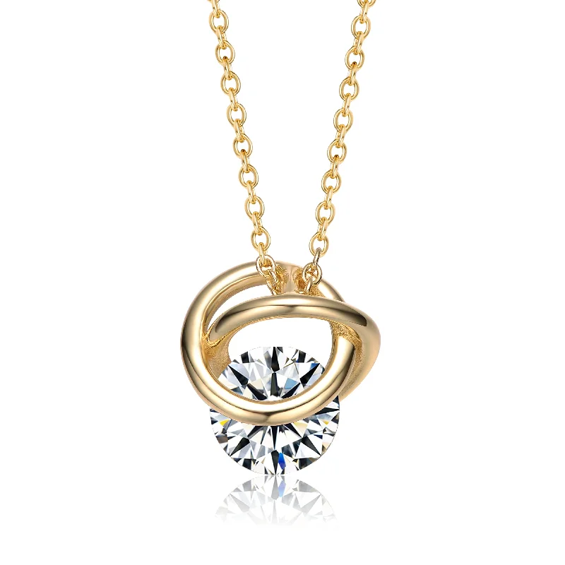 Théa Lab Created Moissanite Eternital Love Pendant Necklace