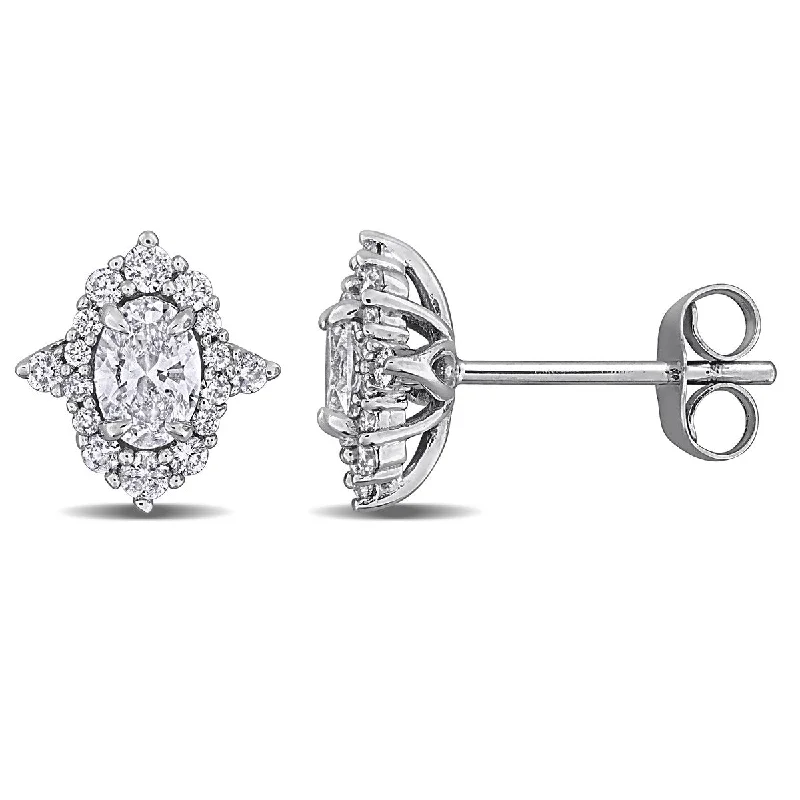 Created Forever 3/4ct TW Lab-Grown Diamond Stud Earrings in 14k White Gold