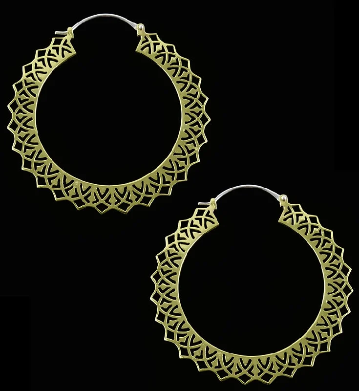 Brink Brass Earrings - Weights