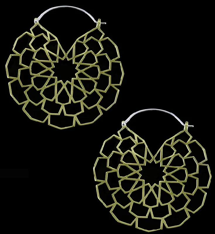 Buxom Brass Earrings - Weights