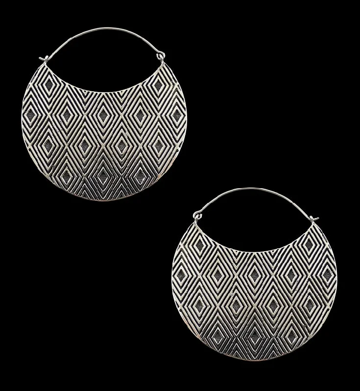 Silver Allotrope Titanium Hangers - Earrings