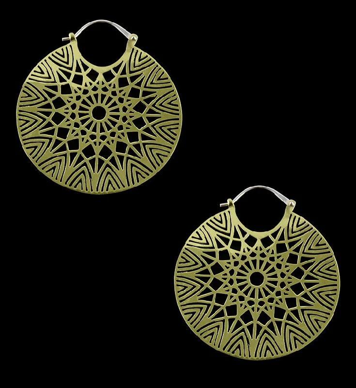 Stellar Brass Earrings - Weights