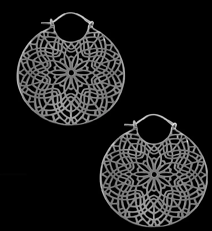 Sylvan White Brass Earrings - Weights